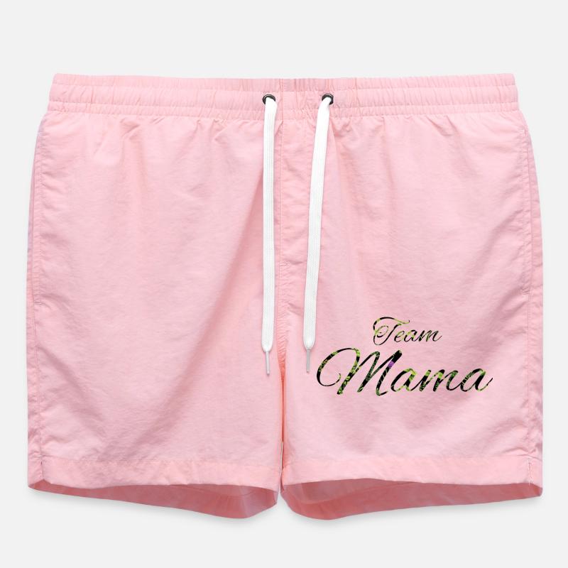 Bonne Année Green Leaves Script - Short de bain - rose