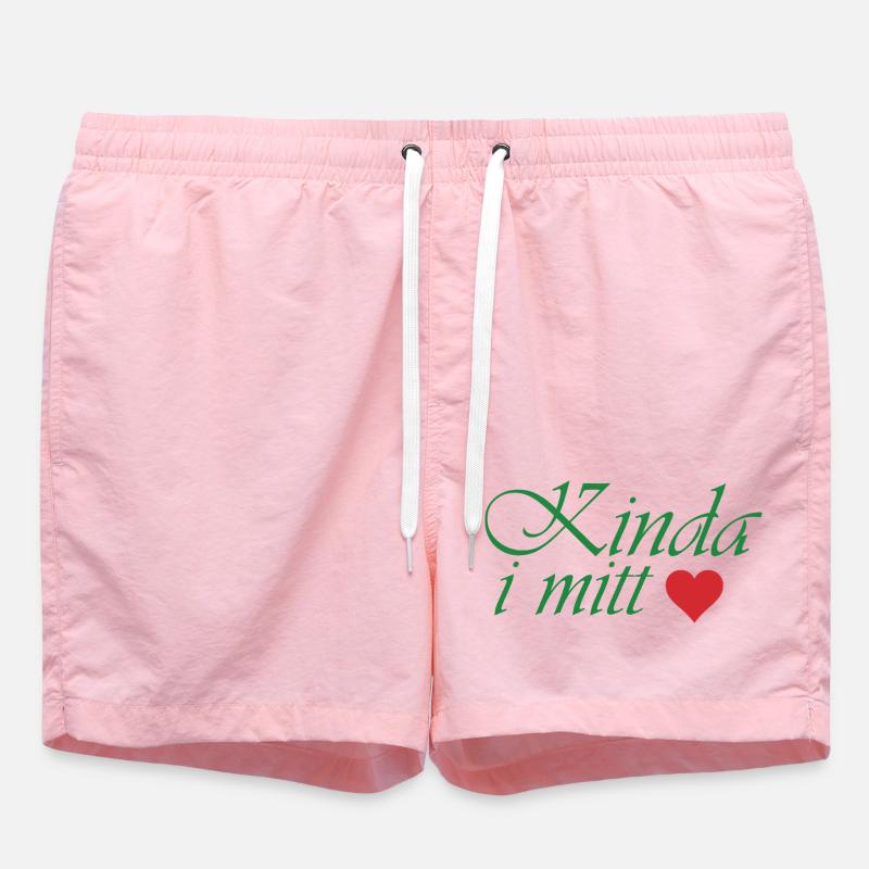 Un peu dans mon cœur - Short de bain - rose