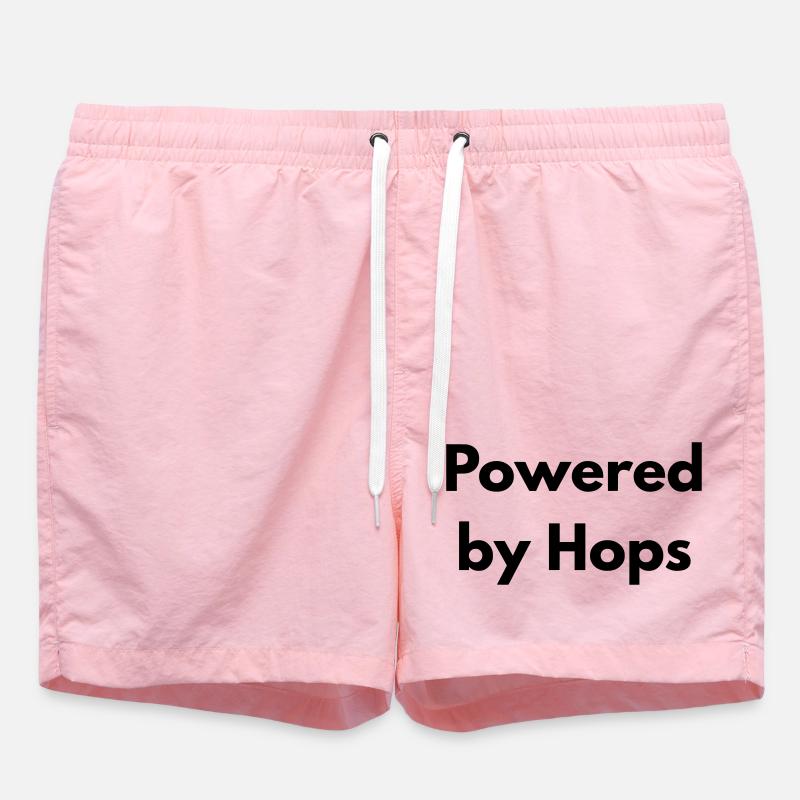 Powered by Hops - Swim Trunks - pink