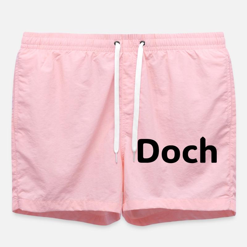 Doch – Deutscher Statement Spruch - Swim Trunks - pink