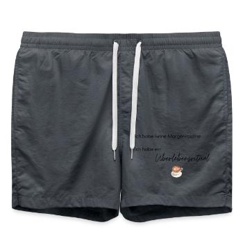 LIEBEVOLL Morgenroutine Kaffee - Badeshorts -  - Vorne