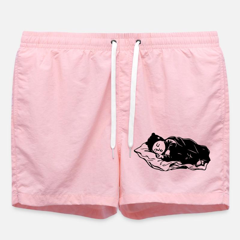 Bébé qui dort  - Short de bain - rose