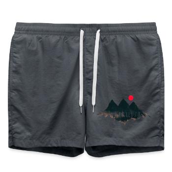 Urban Mountain - Nature Vibes by Free Art - Swim Trunks -  - Front