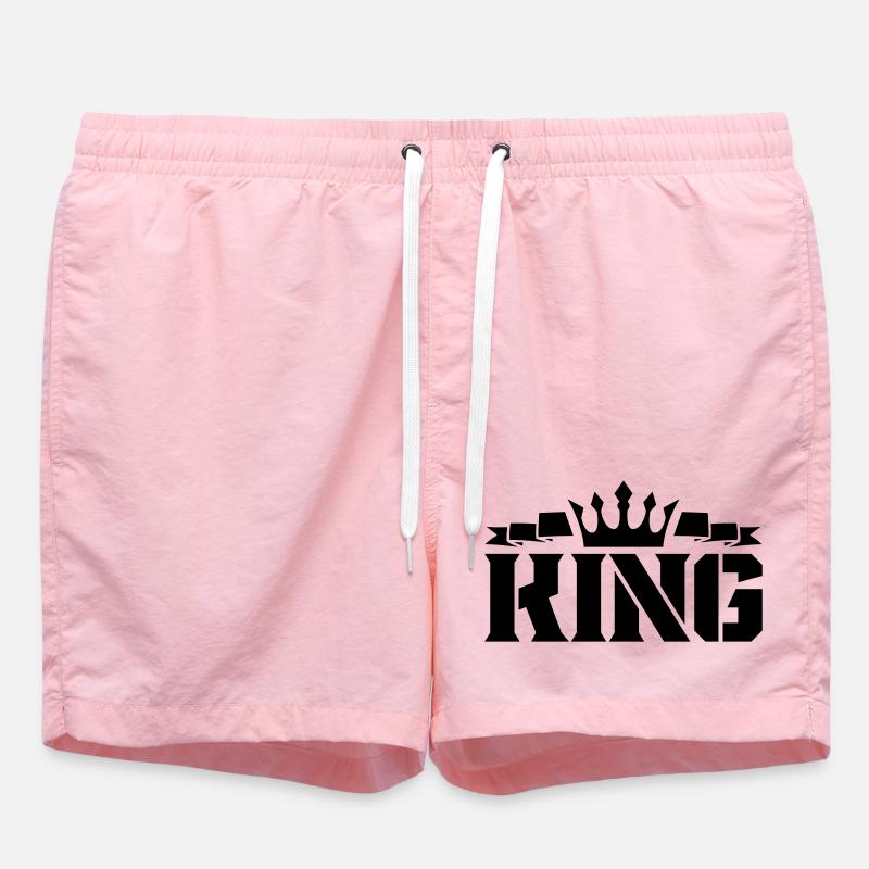 king_1 - Short de bain - rose