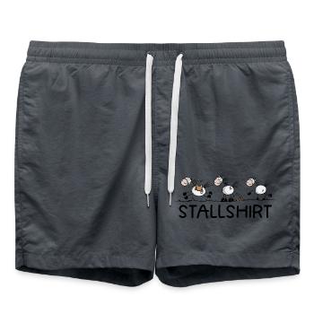 Écurie drôle de cheval chemise Homme bâton de cheval - Short de bain -  - Devant