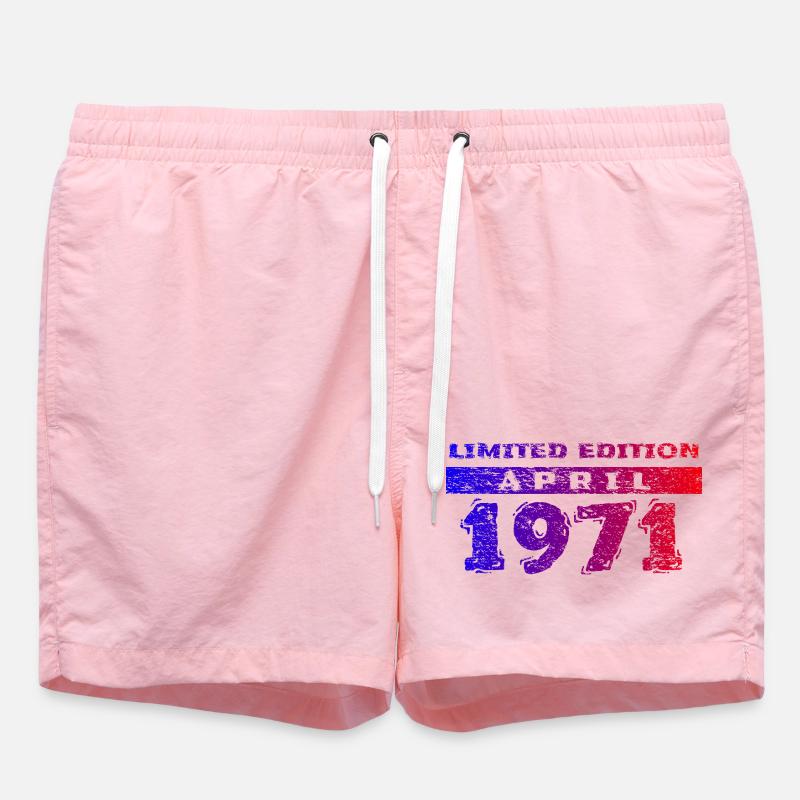 55e anniversaire Édition Limitée 04/1971 - Short de bain - rose