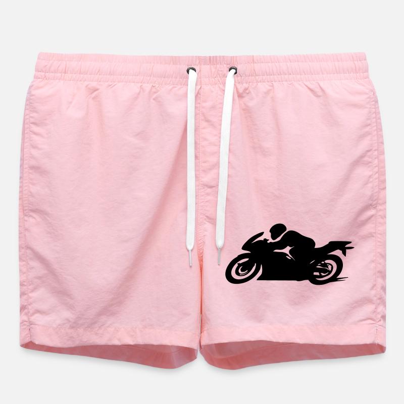 motocyclette - Short de bain - rose