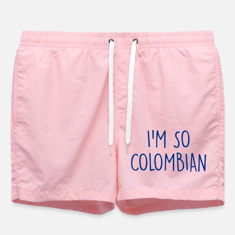 Je suis tellement colombienne colombienne - Short de bain - rose