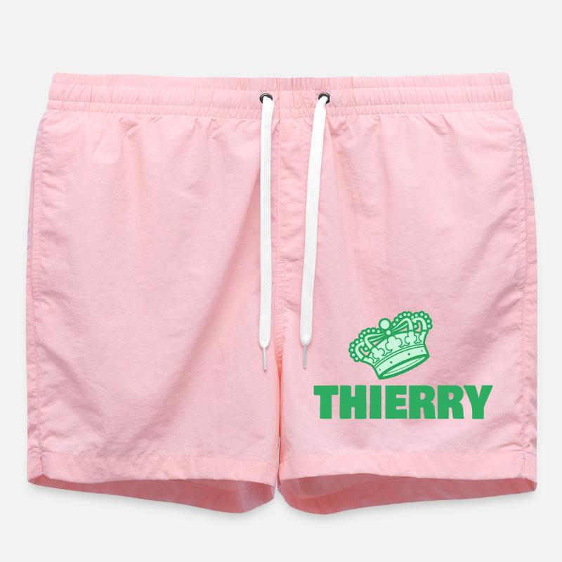 Thierry as King - Swim Trunks - pink