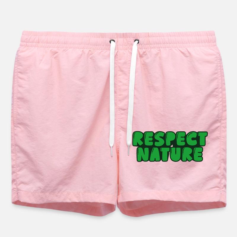 Respecter la nature - Short de bain - rose