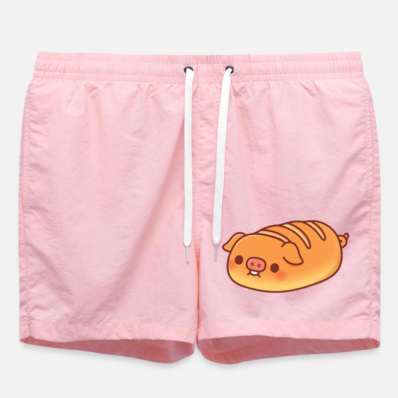 Mignonne miche baguette de cochon - Short de bain - rose