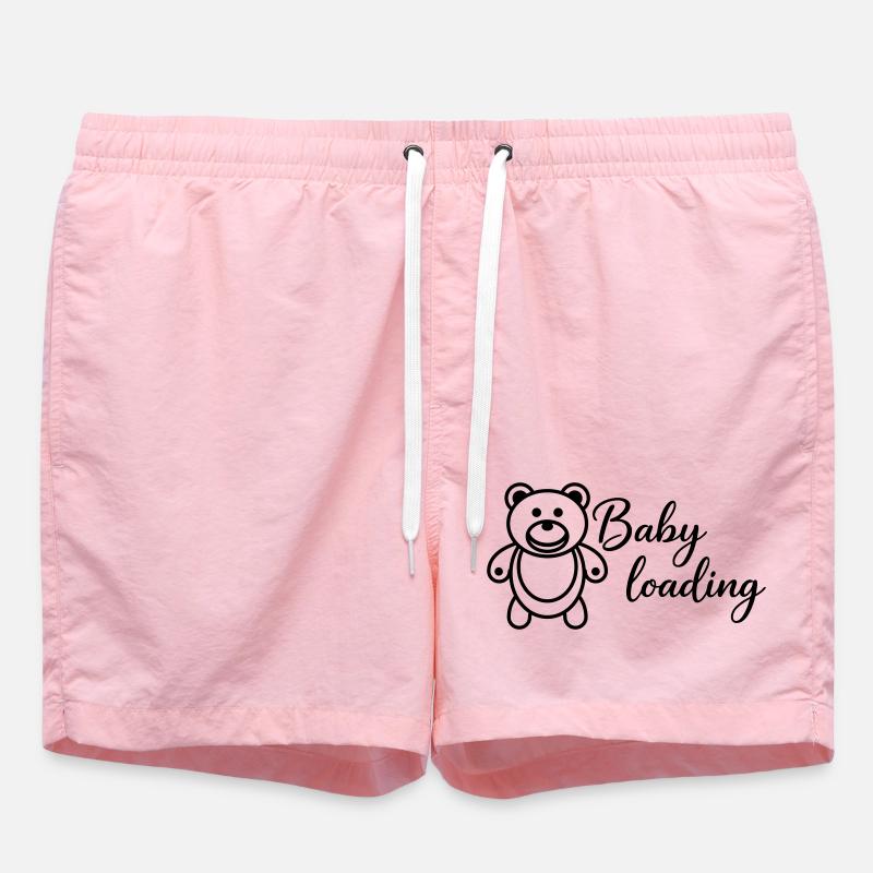 Baby loading - Swim Trunks - pink