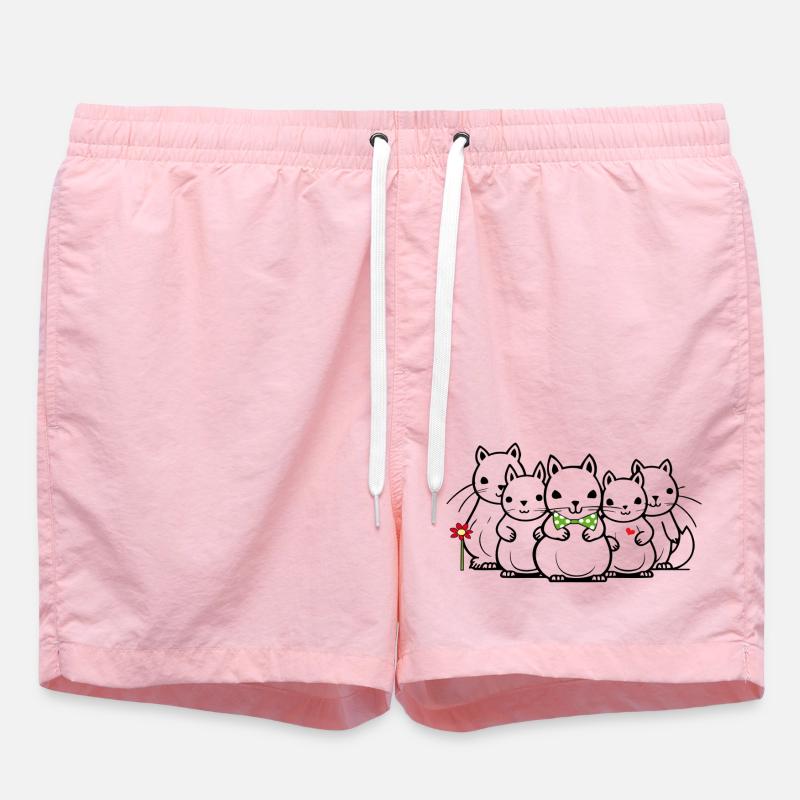 Petits hamsters - Short de bain - rose