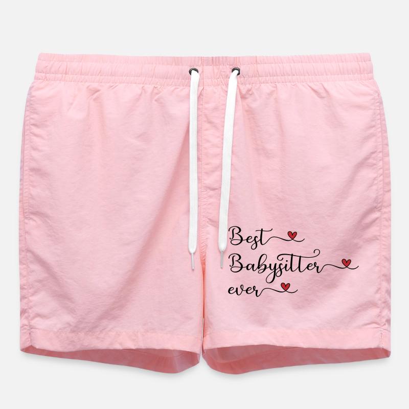 Bester Babysitter - Badeshorts - Pink