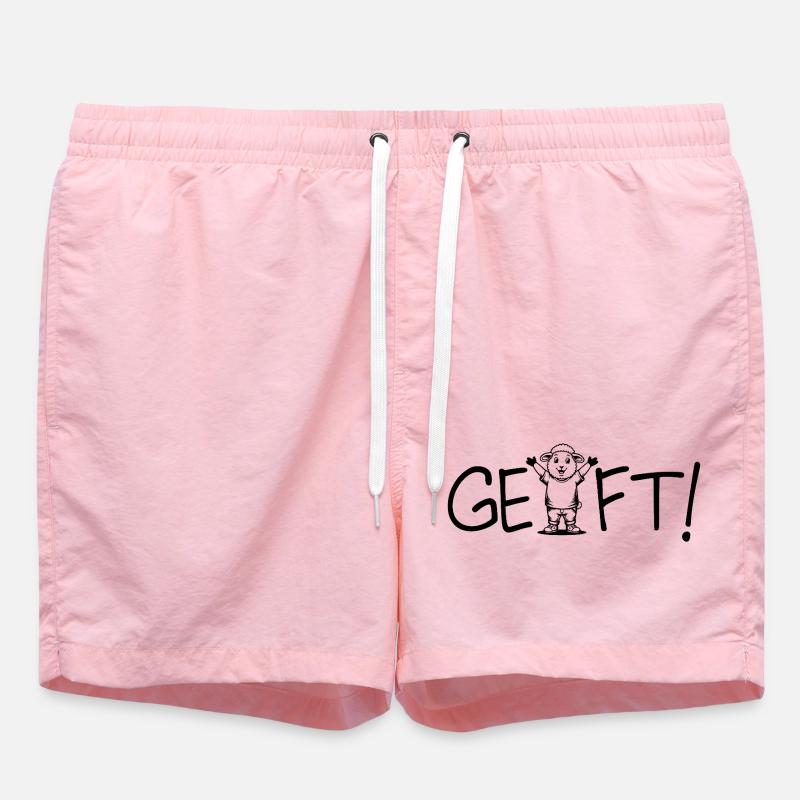 Marché conclu ! Moutons - Short de bain - rose