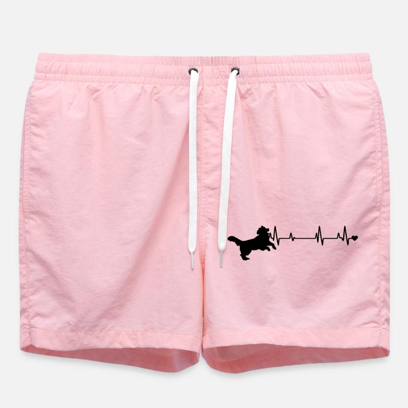 Chien - Short de bain - rose