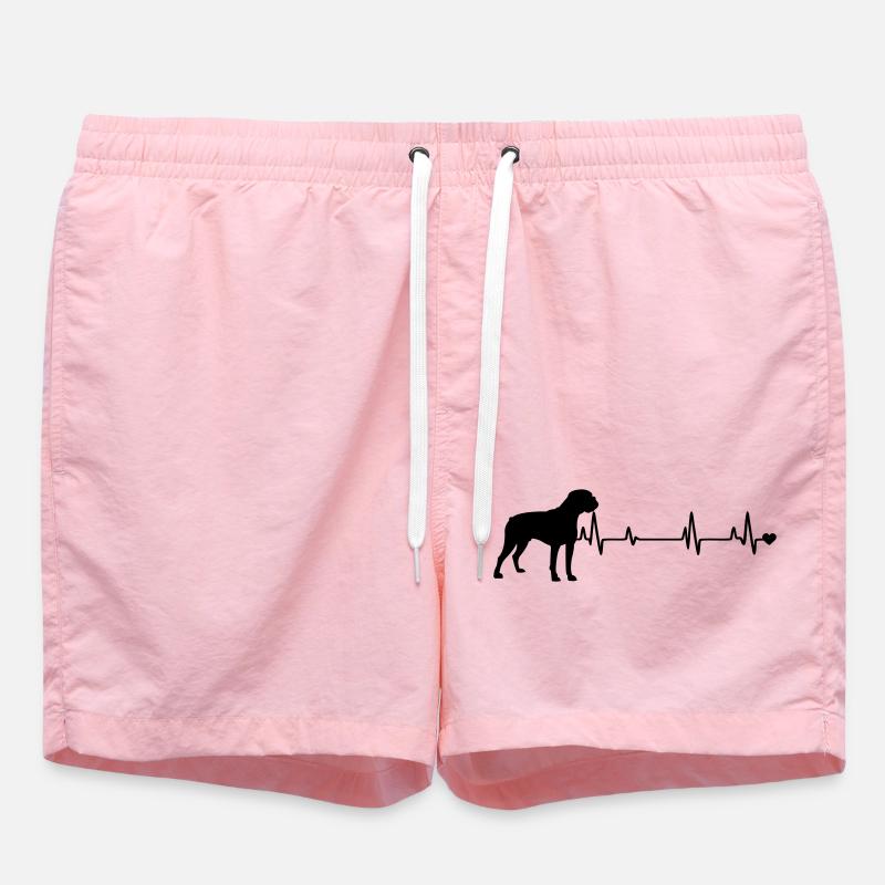 Chien - Short de bain - rose