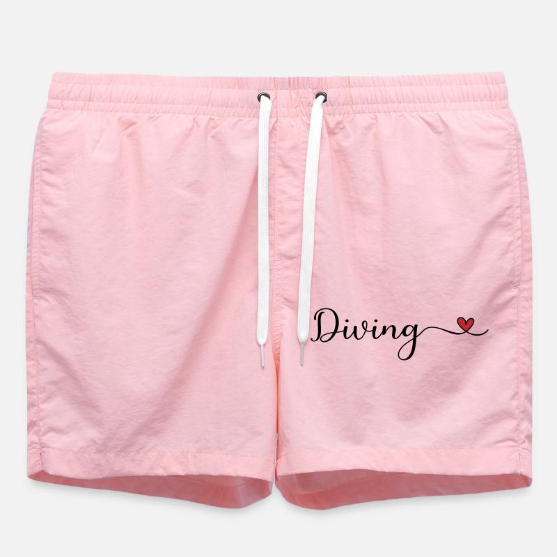 Dive - Swim Trunks - pink