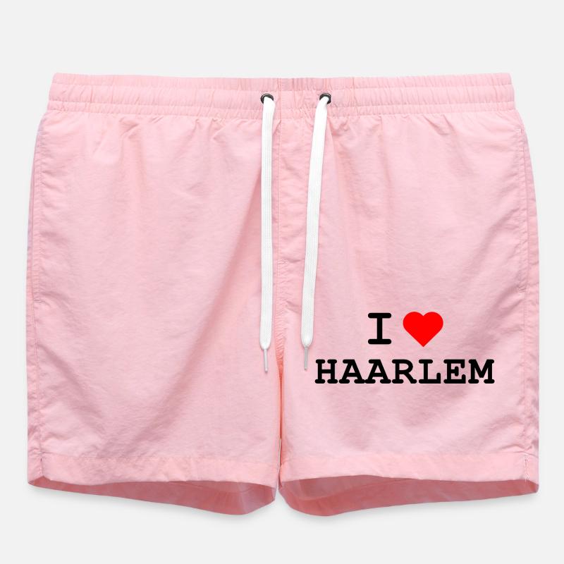 Ich liebe Haarlem - J’adore Haarlem - Short de bain - rose