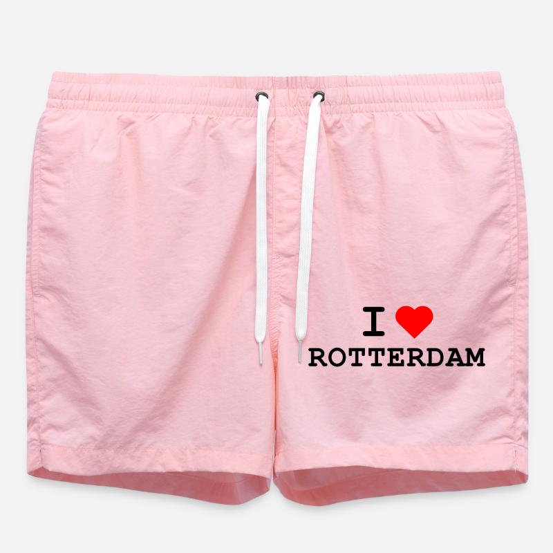J’aime Rotterdam - Ich liebe Rotterdam - Short de bain - rose