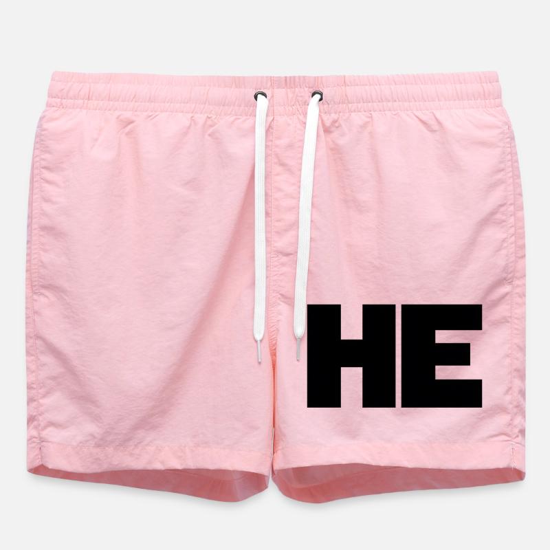 NE – НЕ / NO – Le non universel - Short de bain - rose