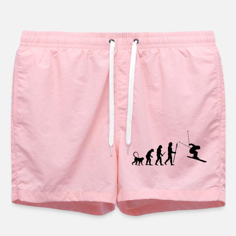 Skifahrer Evolution - Badeshorts - Pink
