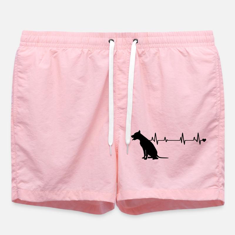 Chien - Short de bain - rose