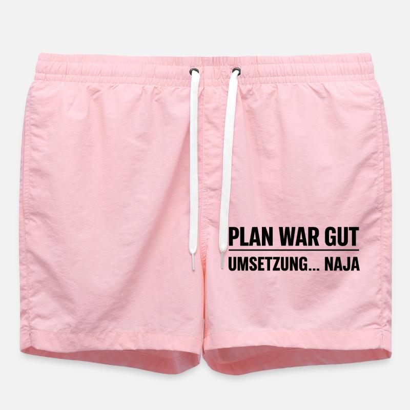 Plan war gut – Umsetzung… naja  - Badeshorts - Pink