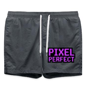Pixel Perfect Lettering Gamer - Short de bain -  - Devant
