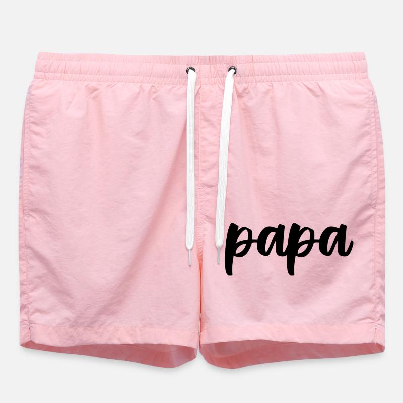 Papa - Short de bain - rose