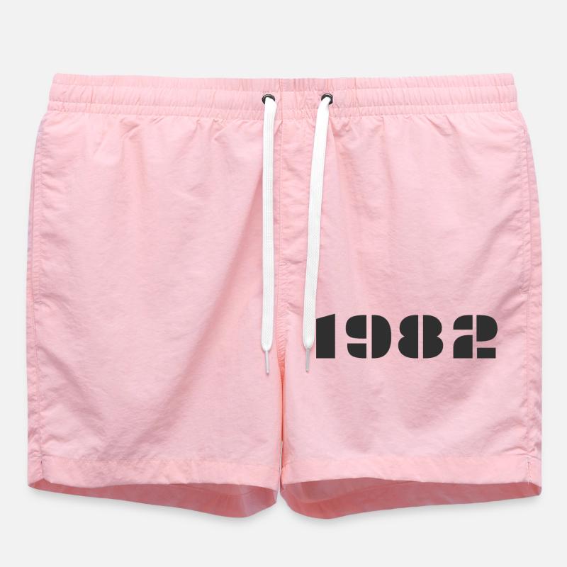 1982 - Short de bain - rose