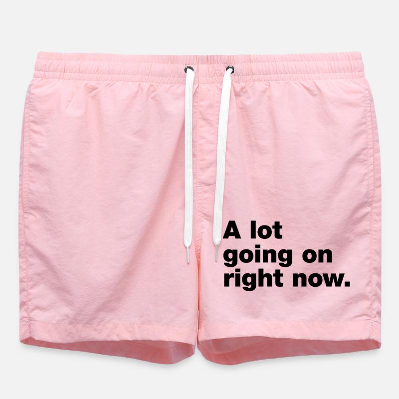 Im Moment passiert eine Menge - Badeshorts - Pink