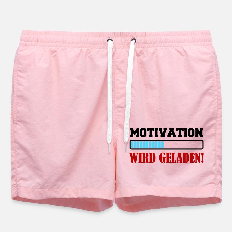 motivation_wird_geladen- - Badeshorts - Pink