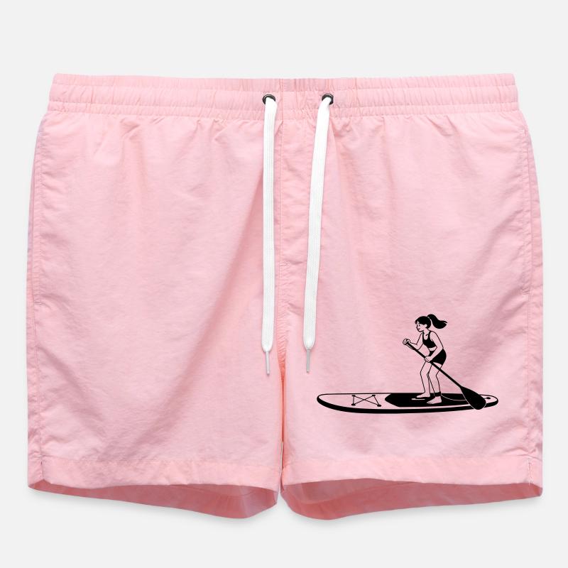 Standup-Paddleboard - Badeshorts - Pink