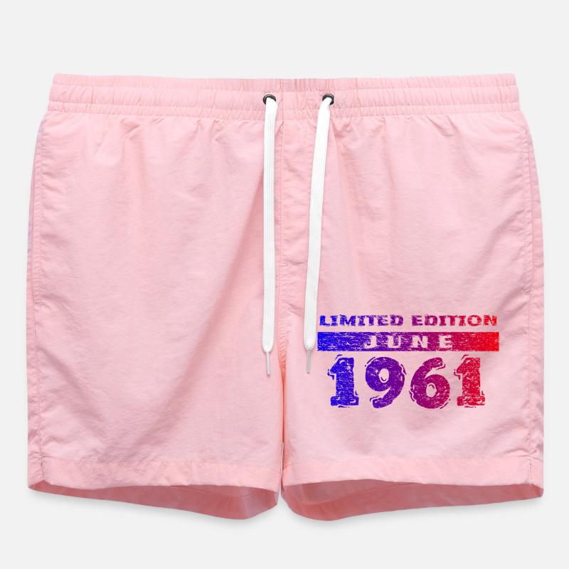 65e anniversaire Édition limitée 06/1961 - Short de bain - rose