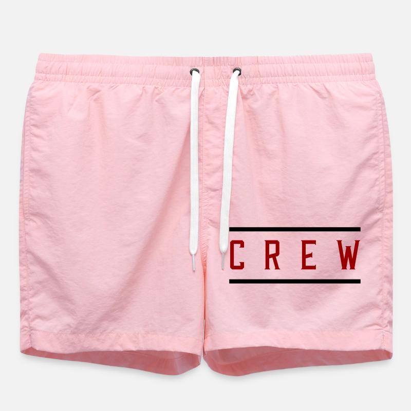 crew - Swim Trunks - pink