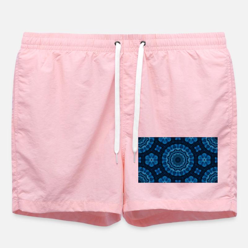 Azure Mandala Kaleidoscope - Short de bain - rose