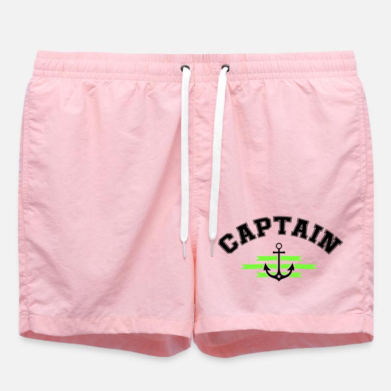Anchor Captain - Swim Trunks - pink