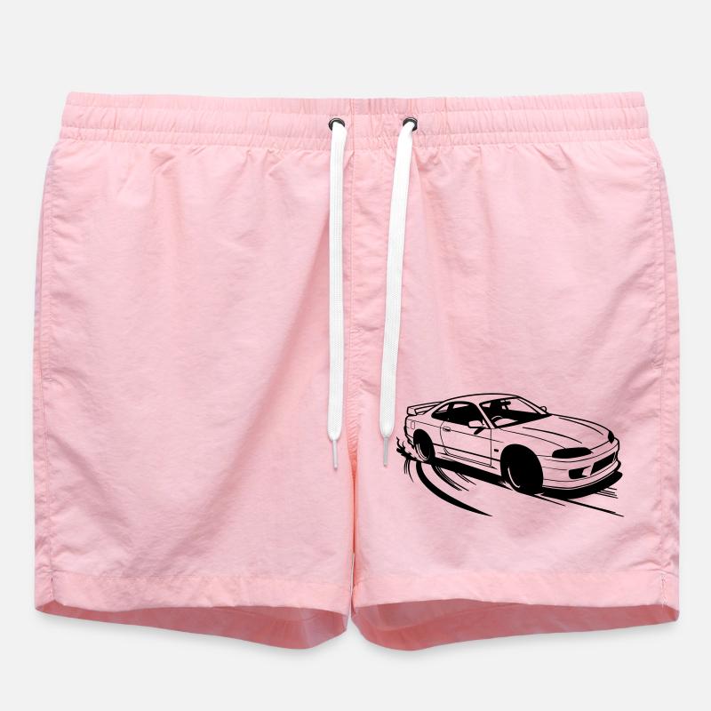 Drifting - Swim Trunks - pink