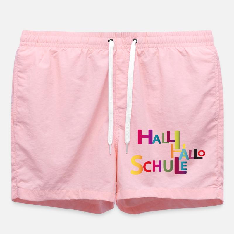 Hello Hello School - Swim Trunks - pink