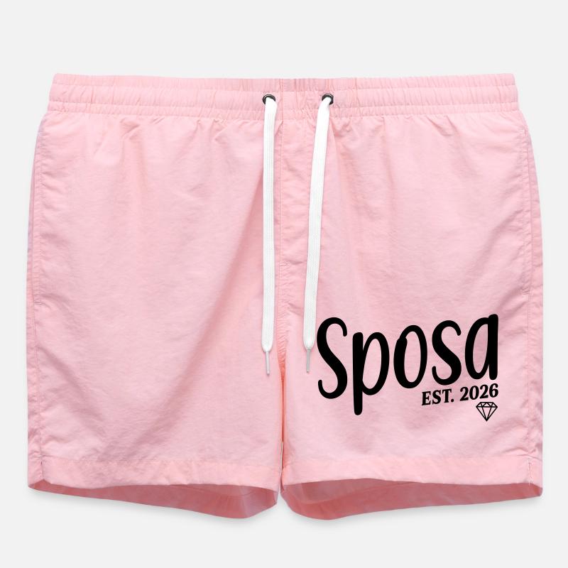 Italian Bride 2026 - Swim Trunks - pink
