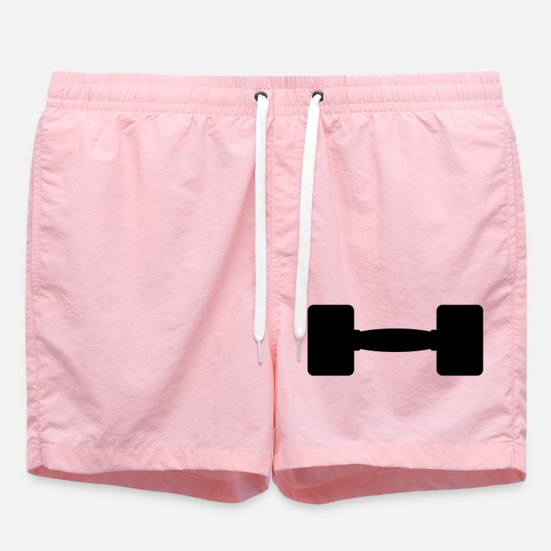Hantel - Badeshorts - Pink