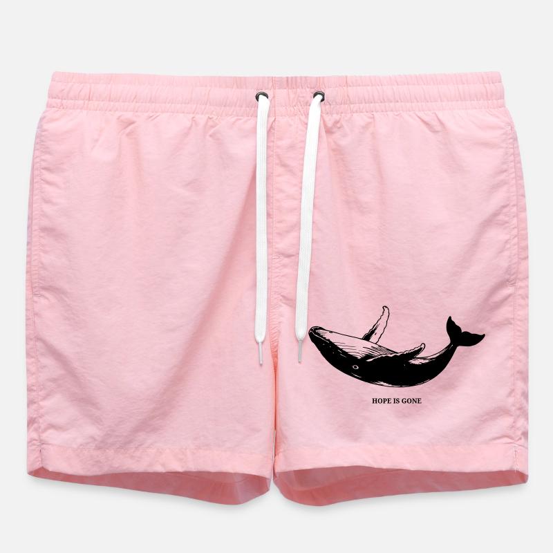 Hope is gone - schwarz - Badeshorts - Pink