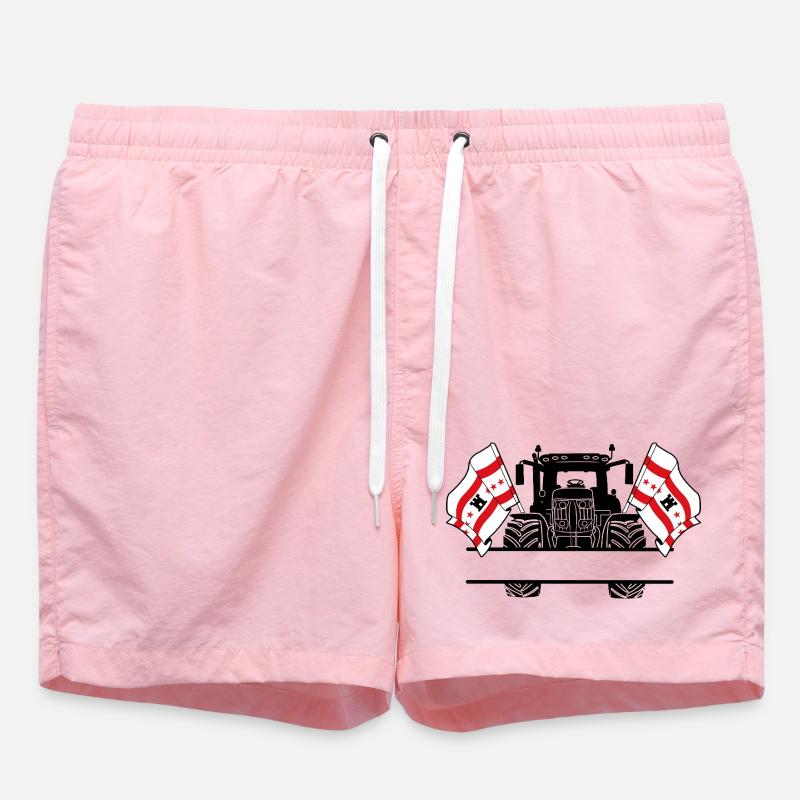 Drenthe_Tractor_Custom_Edition - Short de bain - rose