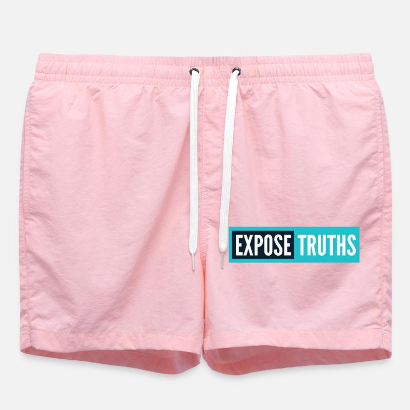 Expose Truths - Swim Trunks - pink