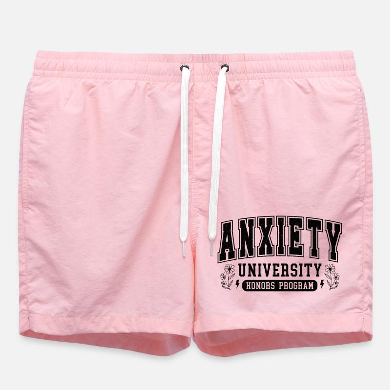Fear University Honors Banner Gift - Swim Trunks - pink