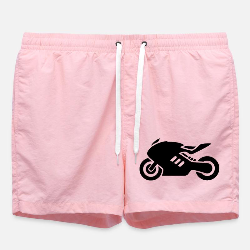 motocyclette - Short de bain - rose