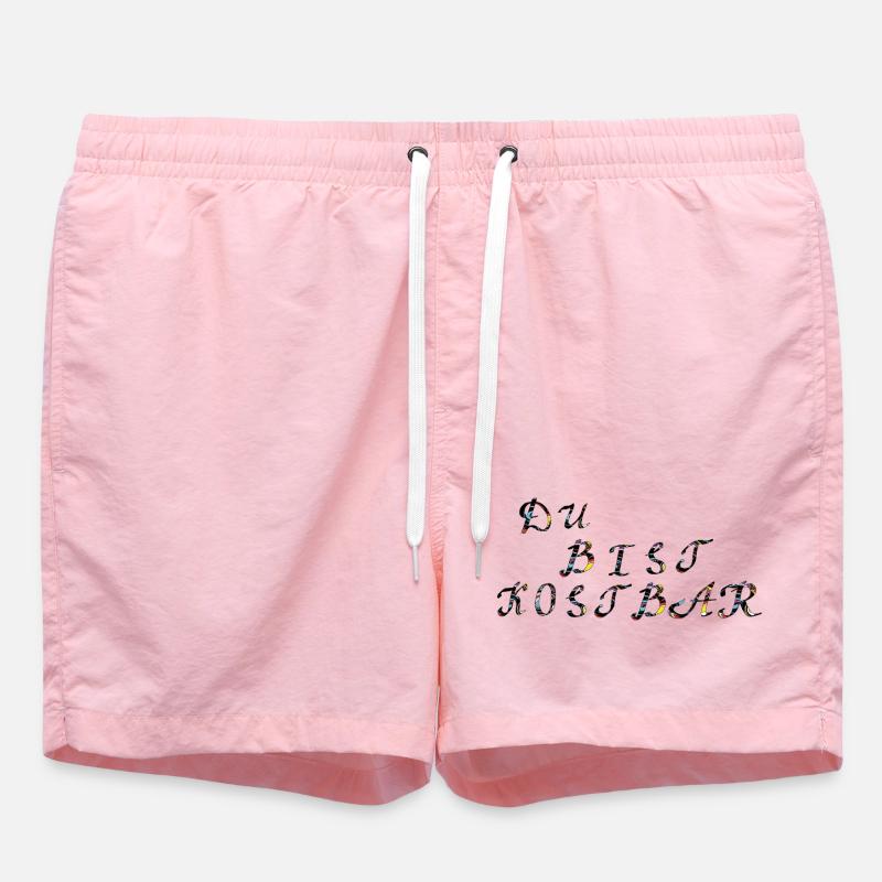 Tu es précieux - Short de bain - rose
