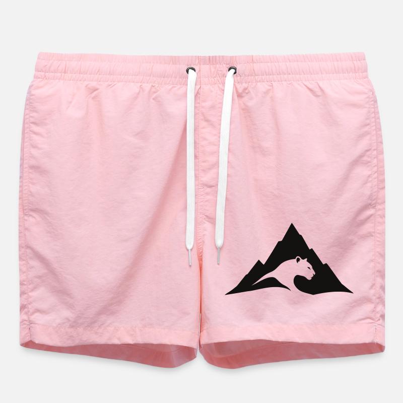 Panther - Swim Trunks - pink