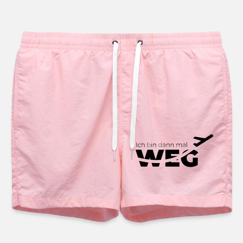 Ich bin dann mal weg - Badeshorts - Pink